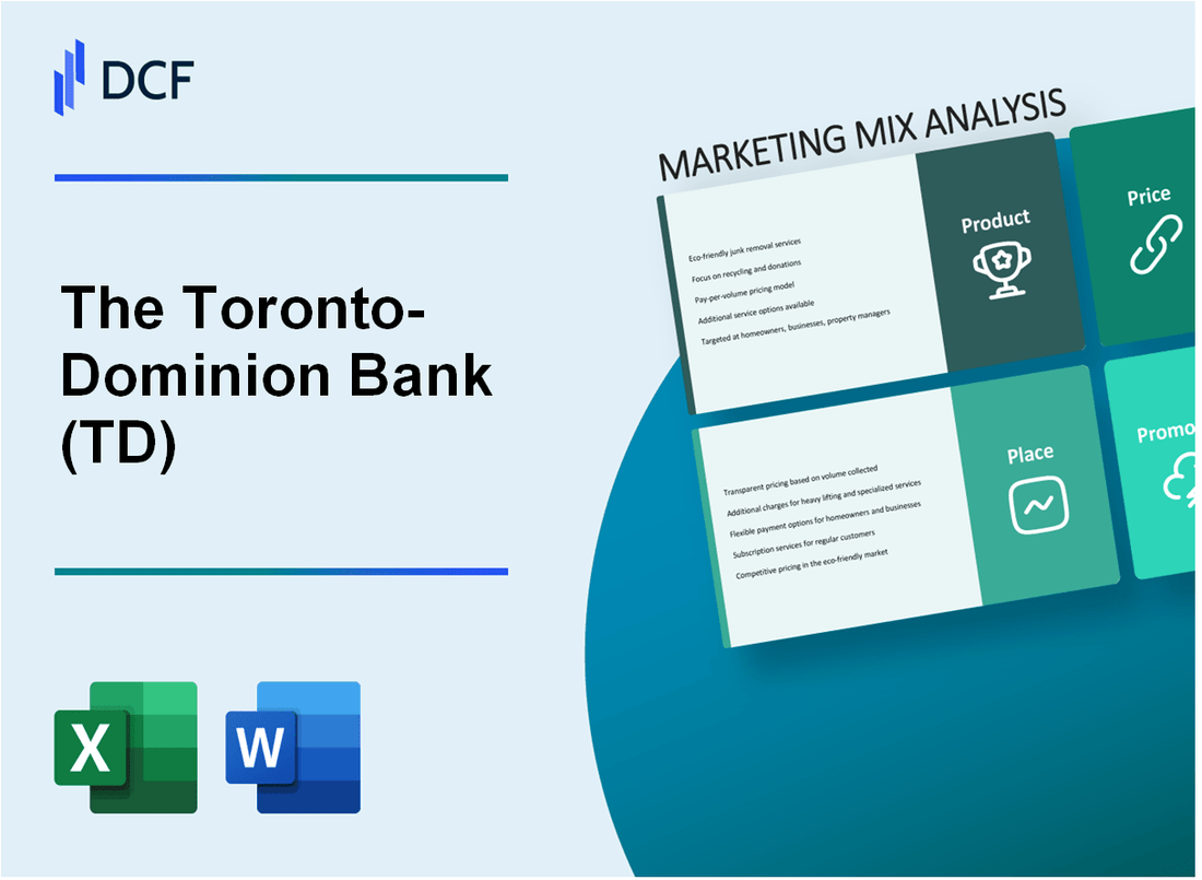 The Toronto-Dominion Bank (TD) Marketing Mix