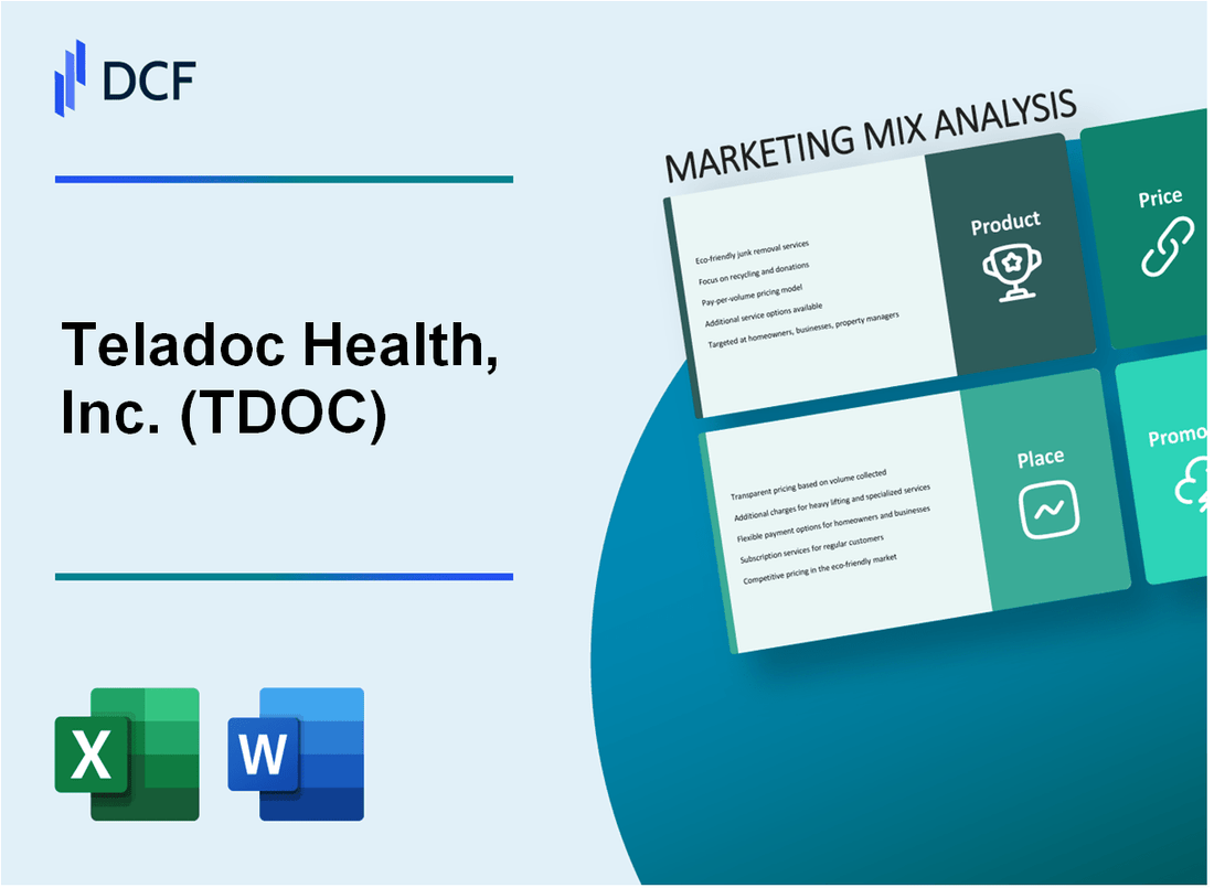 Teladoc Health, Inc. (TDOC) Marketing Mix