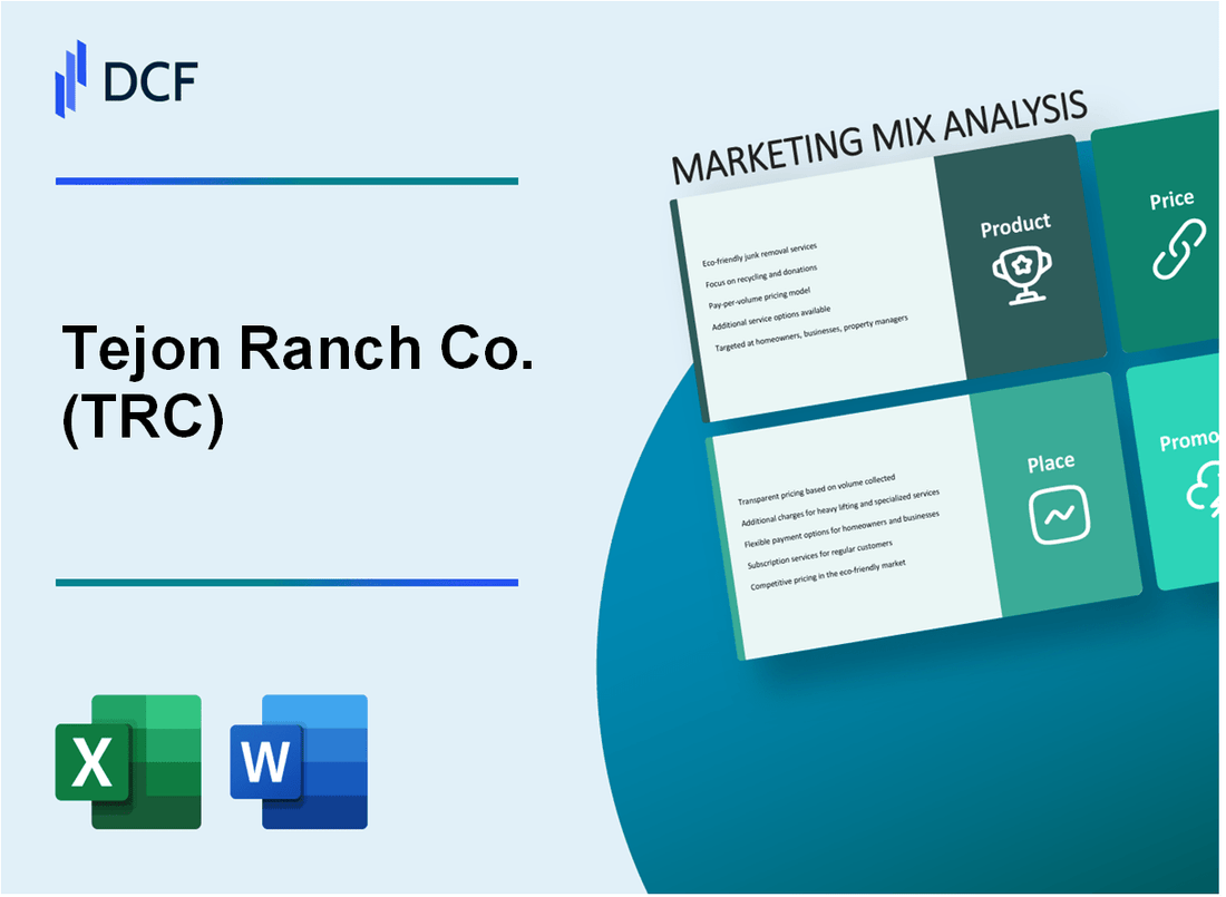 Tejon Ranch Co. (TRC) Marketing Mix