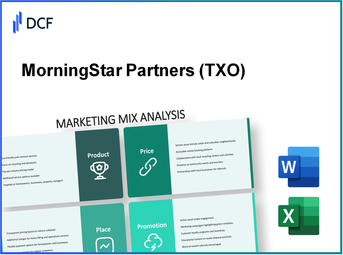 MorningStar Partners, L.P. (TXO): Marketing Mix Analysis