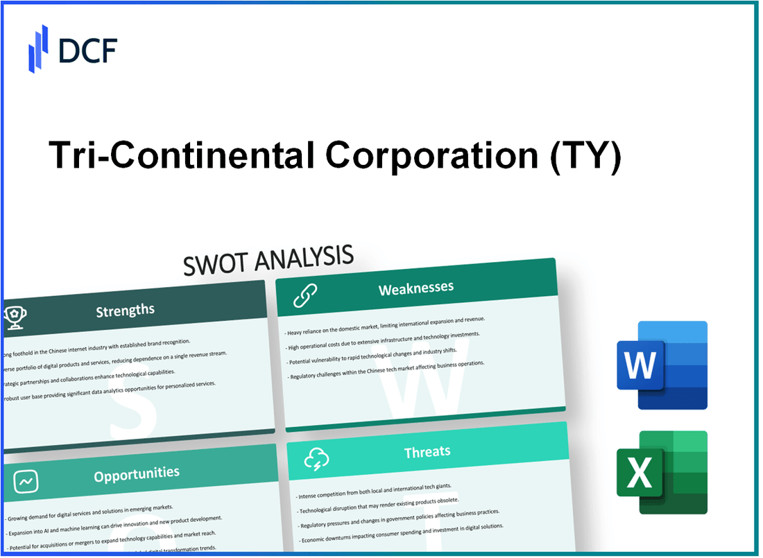 Tri-Continental Corporation (TY): SWOT Analysis
