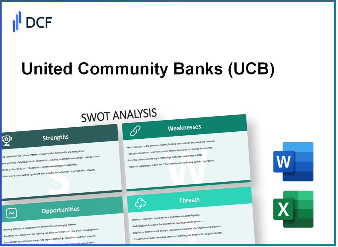 United Community Banks, Inc. (UCB): SWOT Analysis