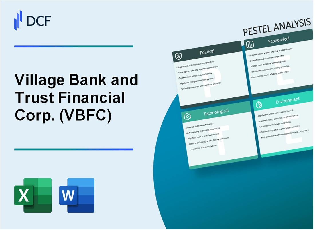Village Bank and Trust Financial Corp. (VBFC) PESTLE Analysis