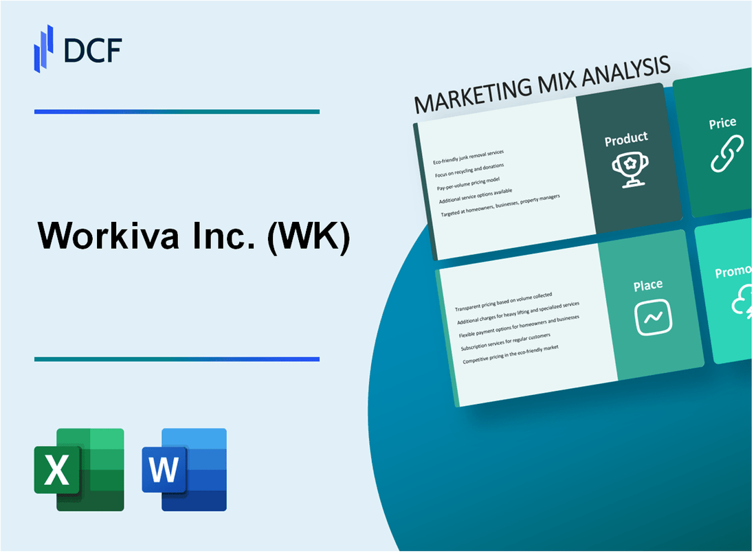 Workiva Inc. (WK) Marketing Mix