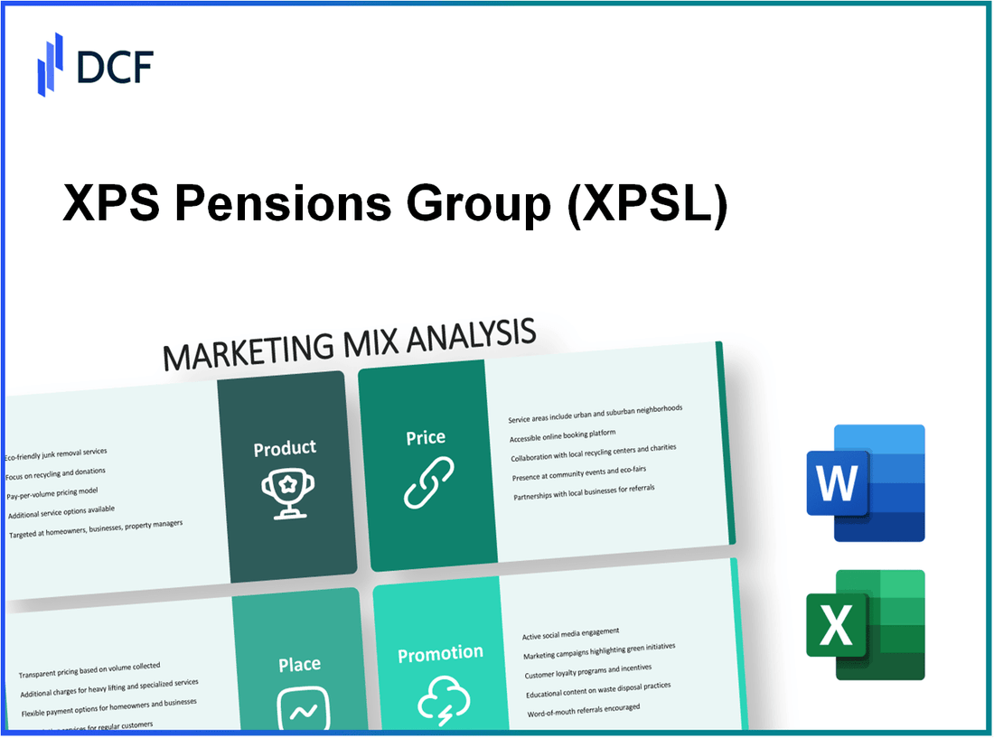 XPS Pensions Group plc (XPS.L): Marketing Mix Analysis