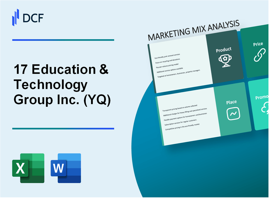 17 Education & Technology Group Inc. (YQ) Marketing Mix