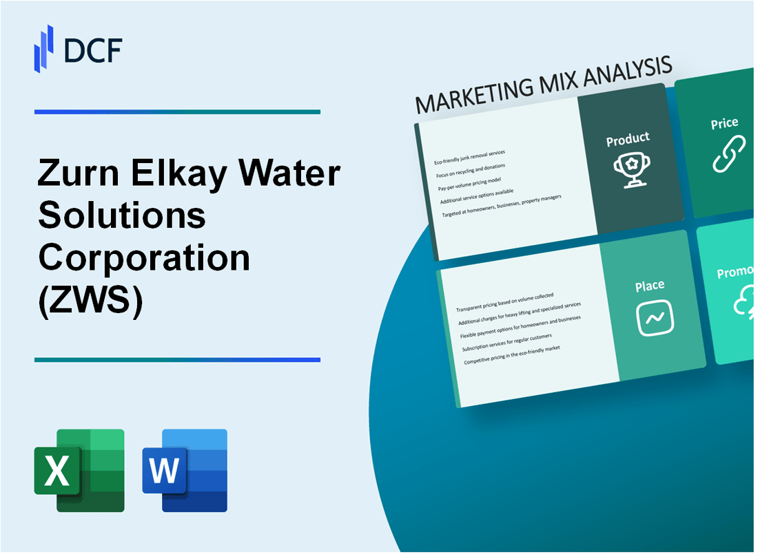 Zurn Elkay Water Solutions Corporation (ZWS) Marketing Mix